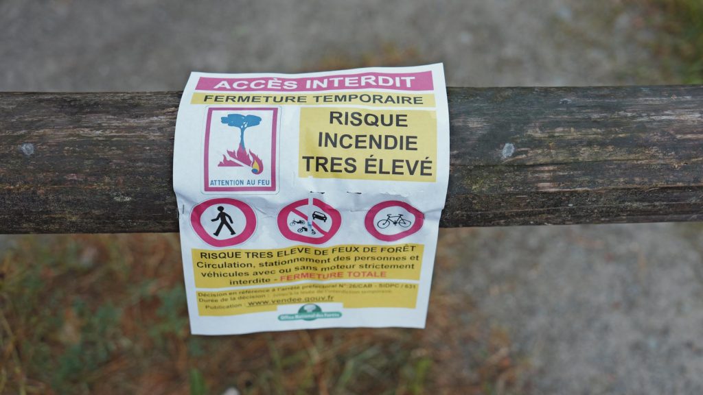 Three French Departments on Red Forest Fire Alert