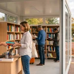 Poissy Library Reopens as Pop-Up During Renovation
