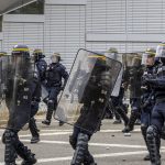 Belfort: Police Car Charges Youths After Projectiles
