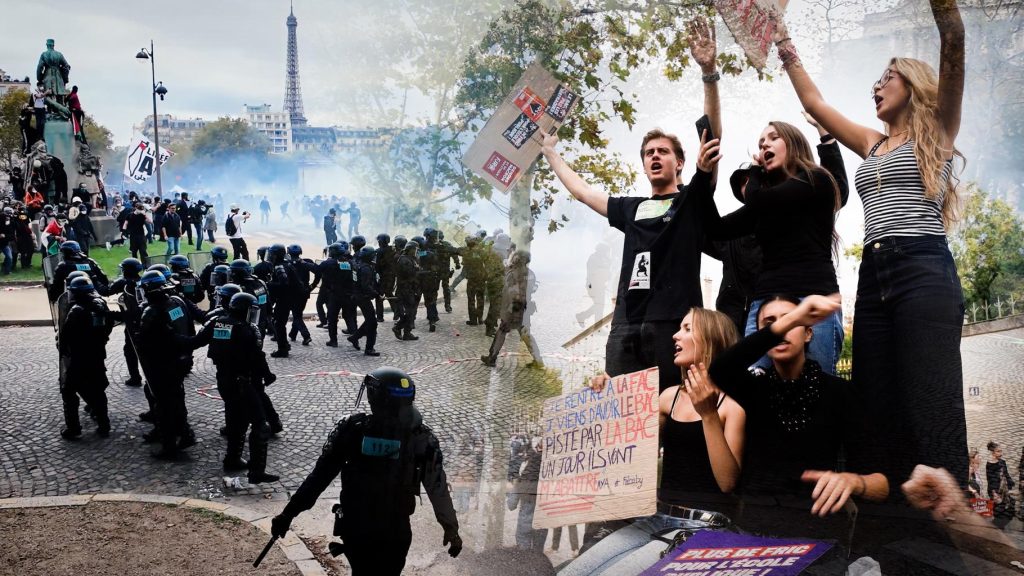 France Student Protests Continue Despite School Holidays