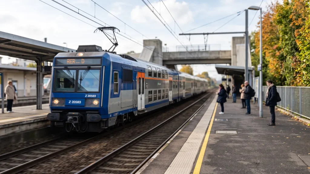 Poissy station: RER A, line J and the future RER E