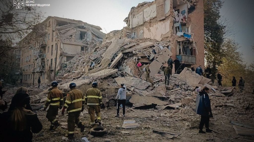Russian Strike on Pryluky Apartment Kills Five