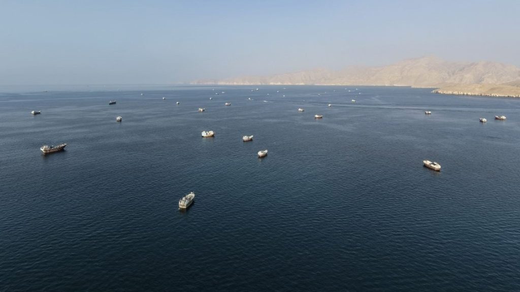 Two Tankers Hit by Unknown Projectiles in Strait of Hormuz