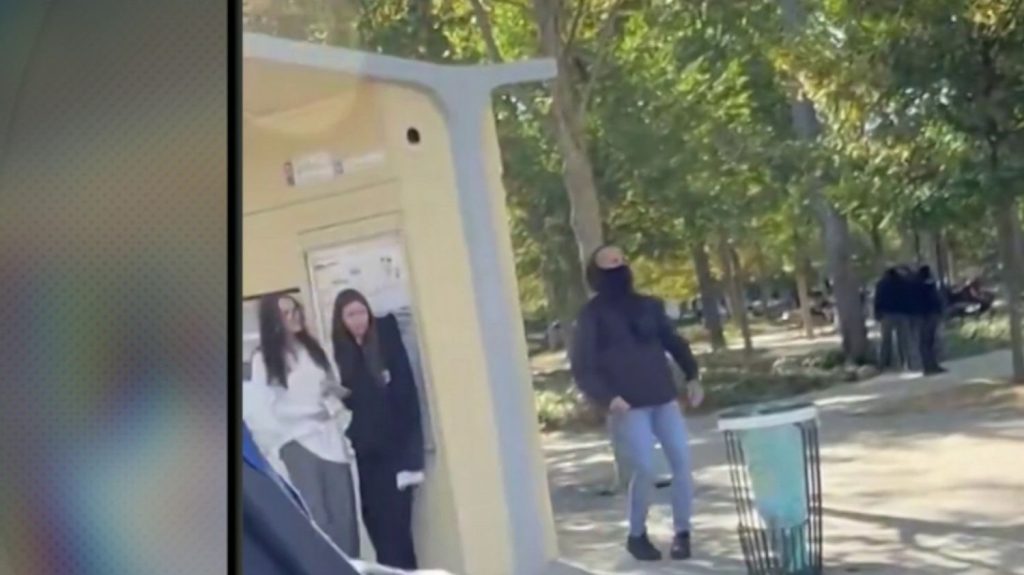 Undercover Police Officer Filmed at Reims Protest
